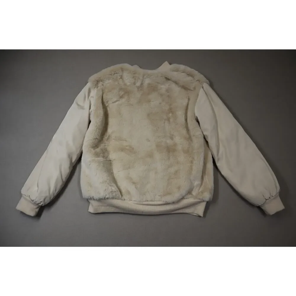 Epic Threads Big Girls Faux Fur Bomber Jacket Desert Mirage Size‎ M